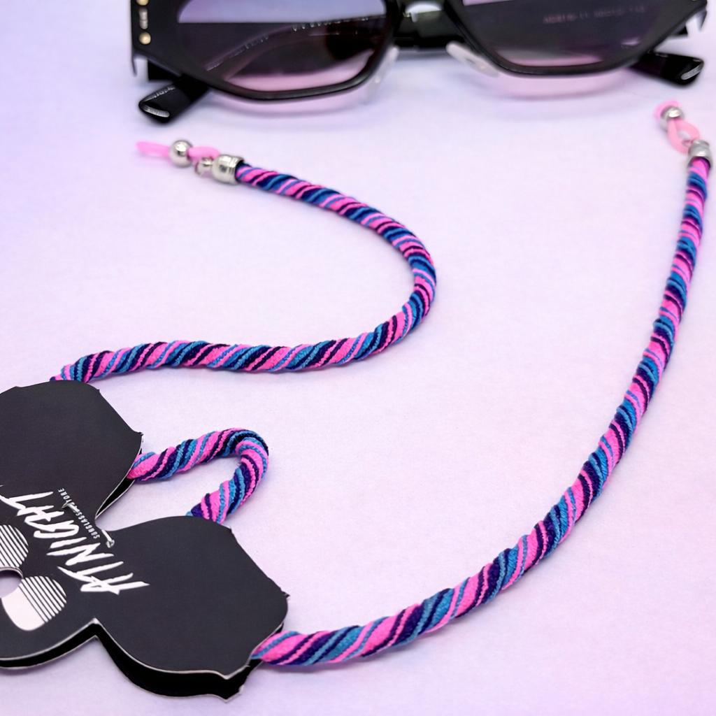 Sujetagafas Elástico Multicolor – Cordón Flexible Ajustable para Gafas | AT NIGHT