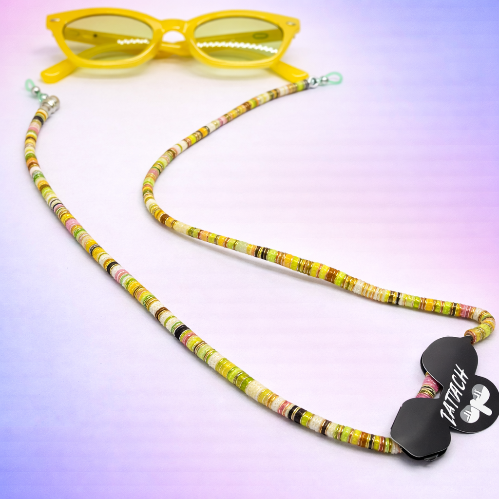 Sujetagafas Étnico de Terciopelo con Brillos Multicolor – Edición Especial | Ideal para uso diario