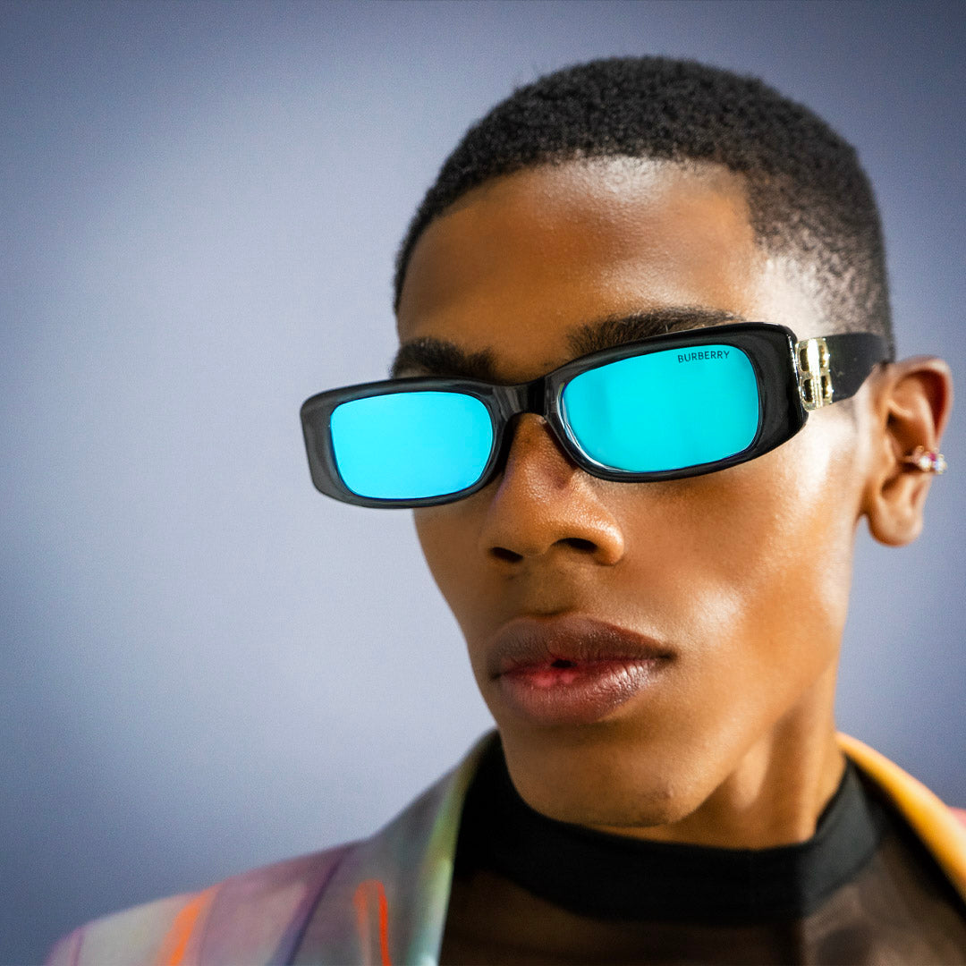 Gafas de Sol At Night / Burberry Lente Azul