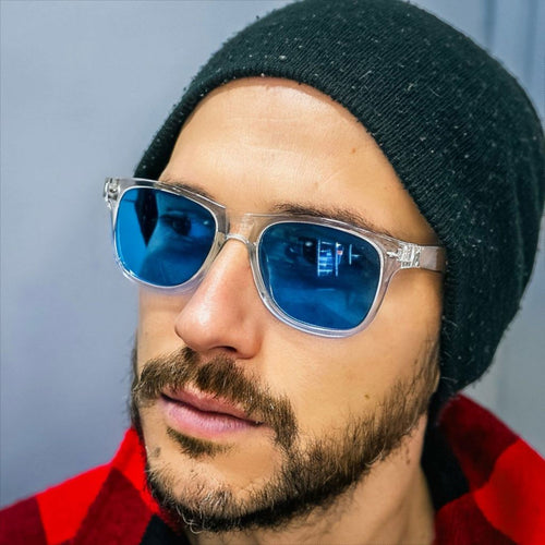 Gafas de Sol At Night - Classic wayfarer Blue UV400